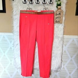 Laura Plus City Straight Leg Contour Waist Mid Rise Slim Thighs Pants